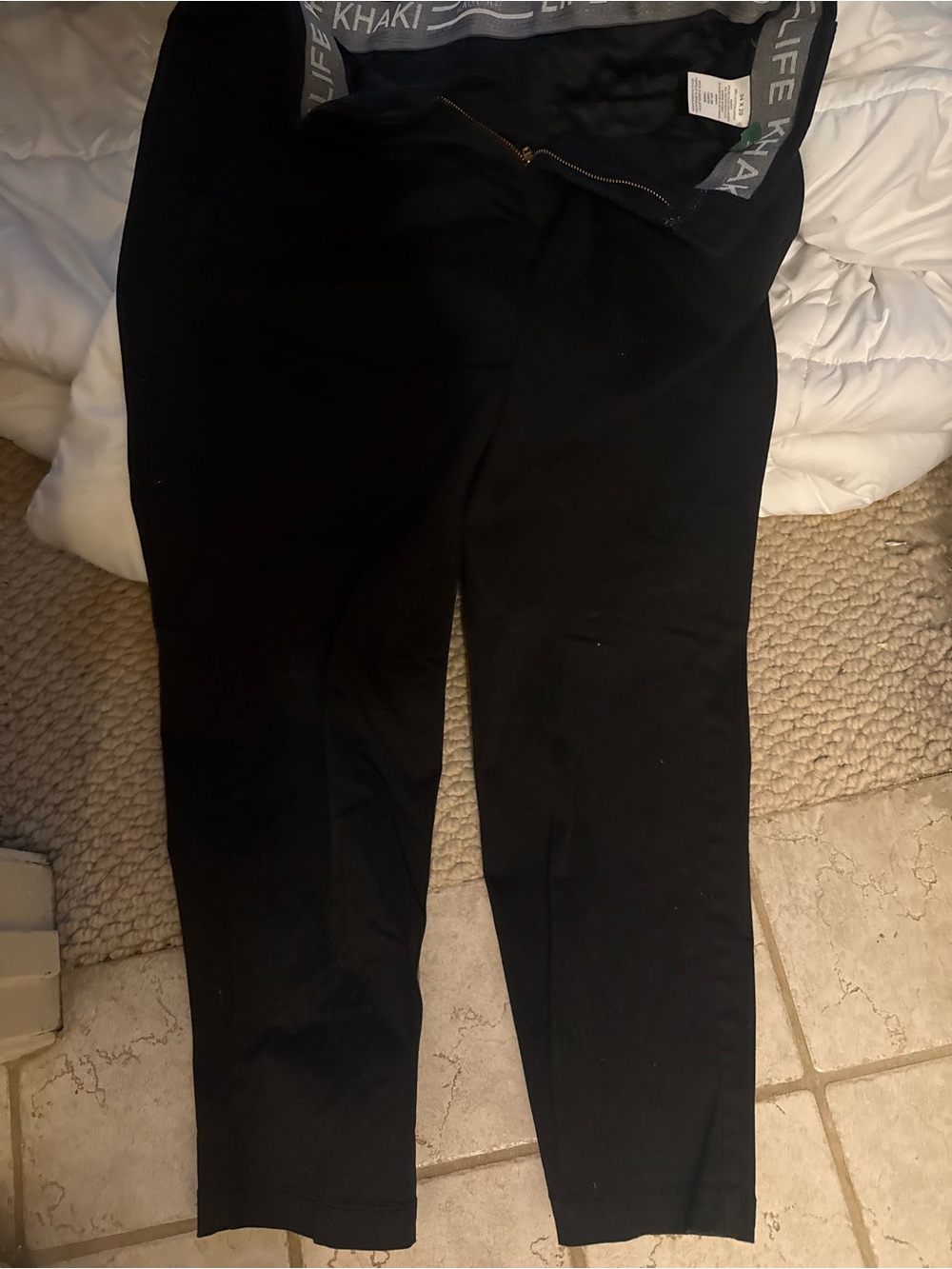 Men's Black Chinos - Slim Fit